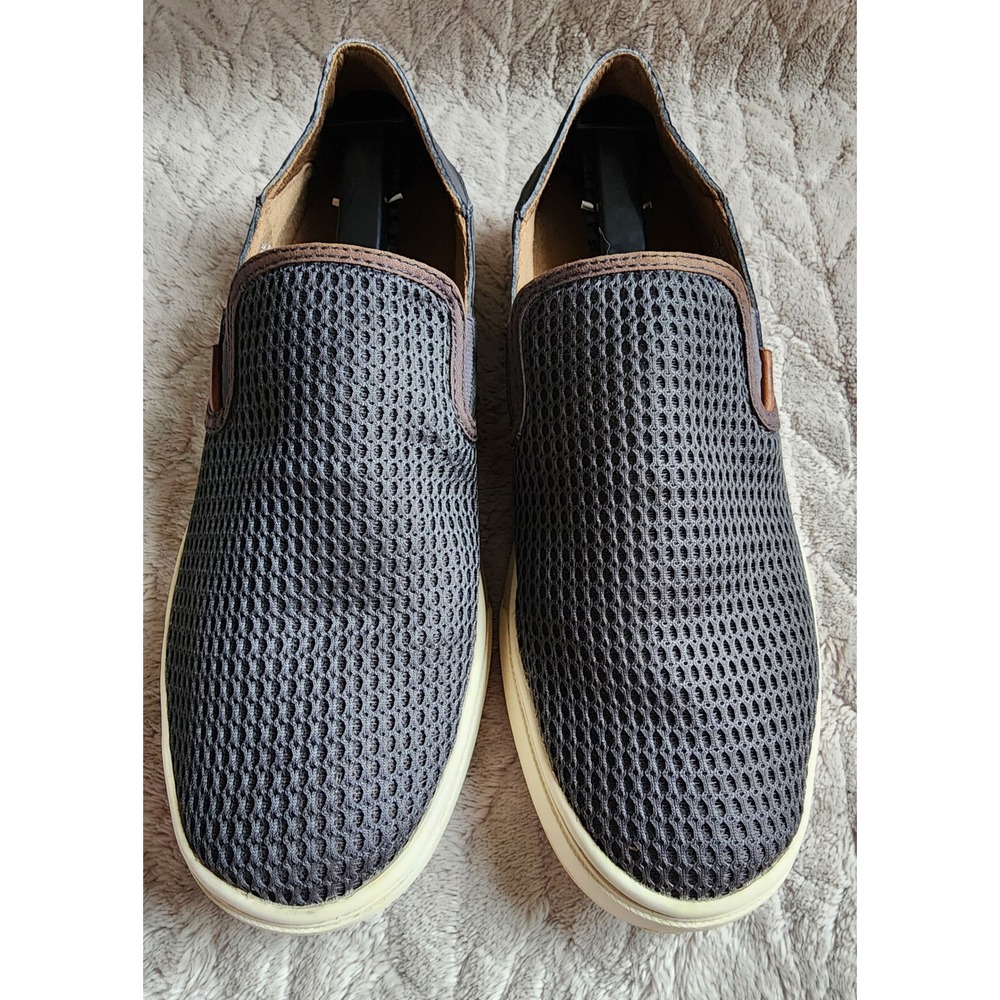 OluKai Pehuea Womens Grey Mesh Slip On Sneakers Shoes Size 10